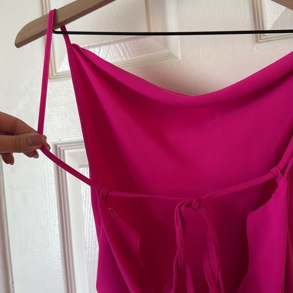 Amanda Uprichard Janet Dress Hot Pink size medium - Picture 7 of 9